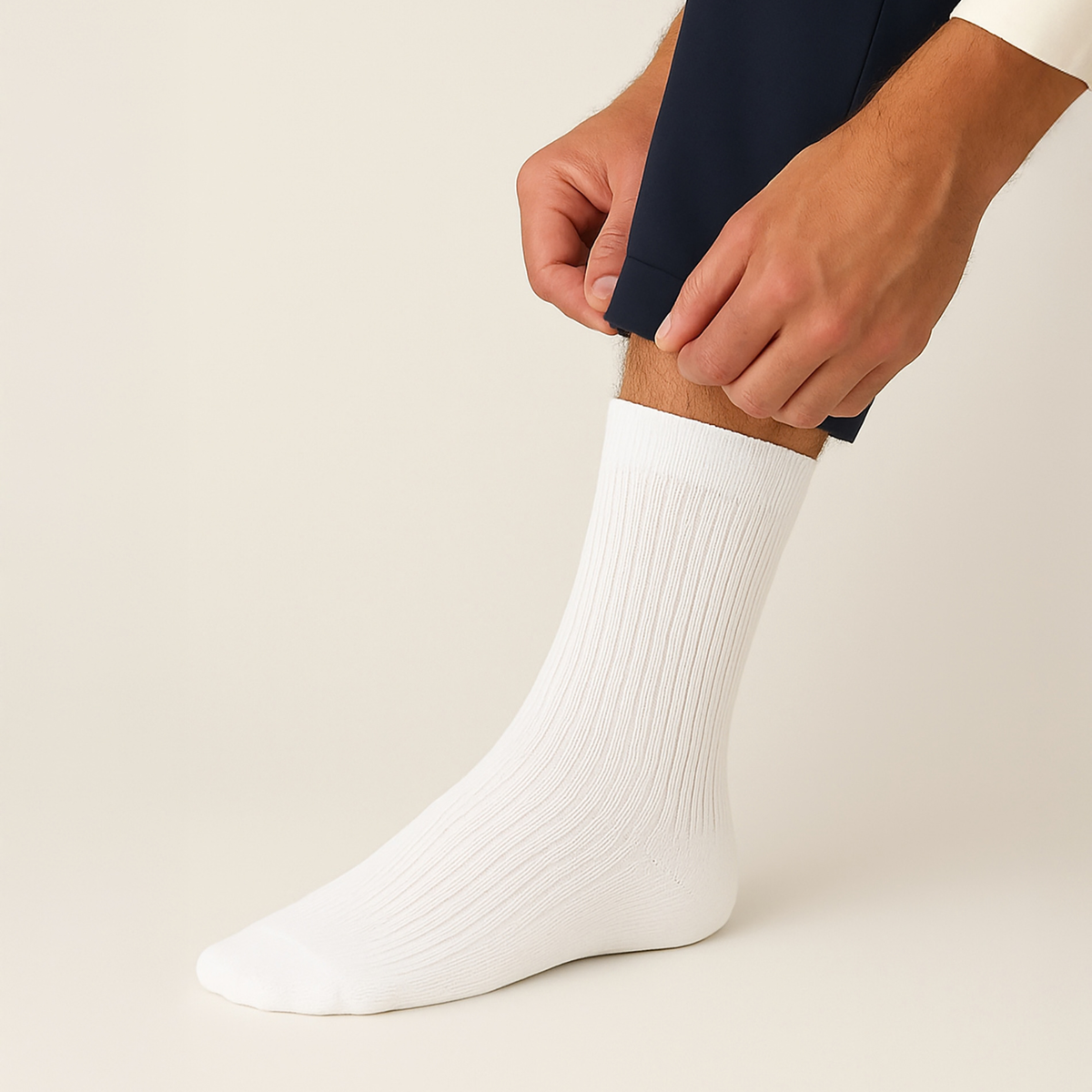 Classic odour-free socks White