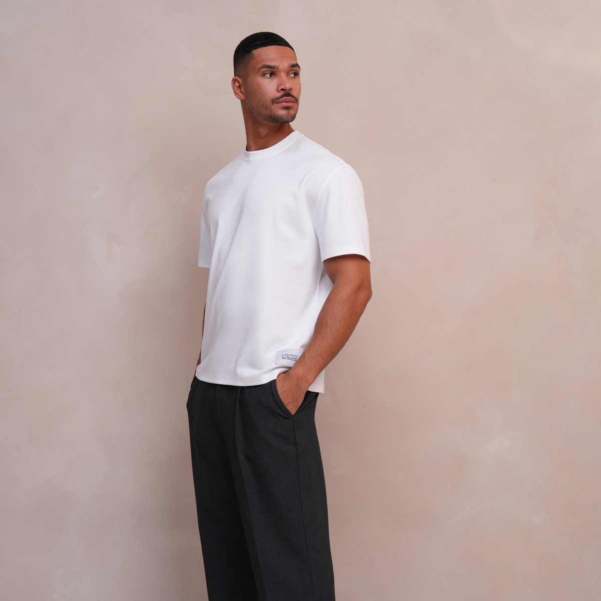 Heavy weight relaxed fit t-shirt white