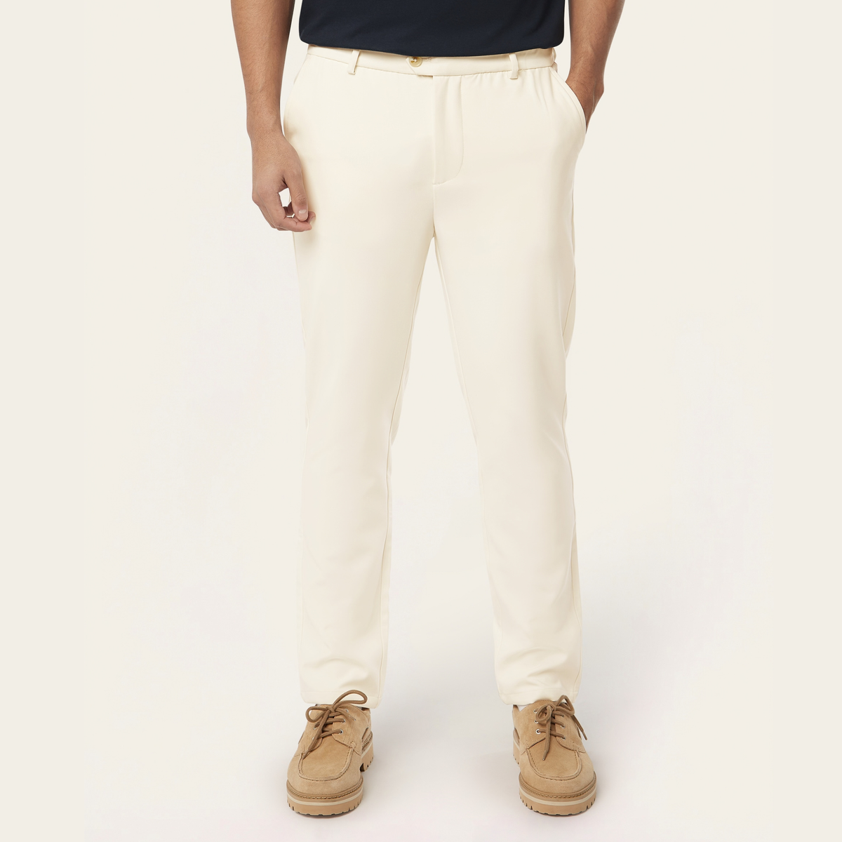 Regular Classic Pants Off White