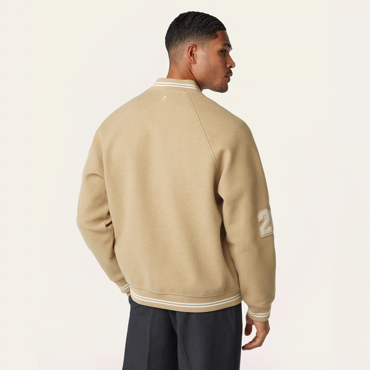 Varsity Jacket Camel