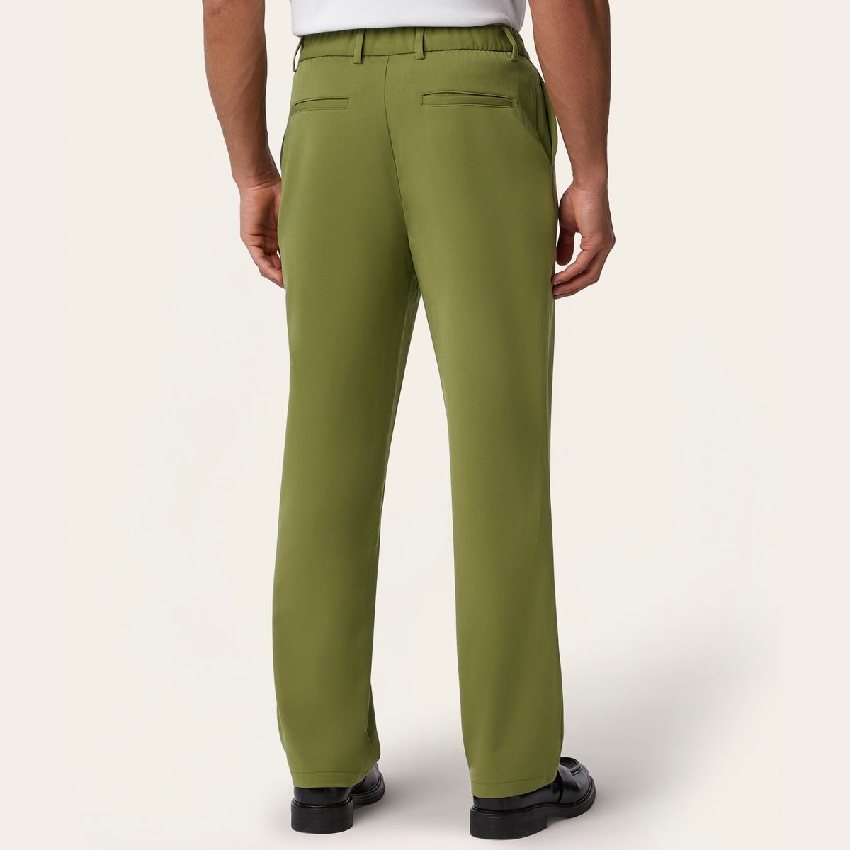 Straight Everyday Pants Olive