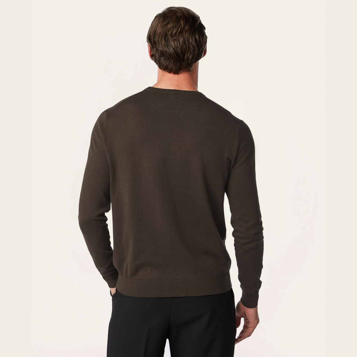 Seawool Crewneck Dark Brown