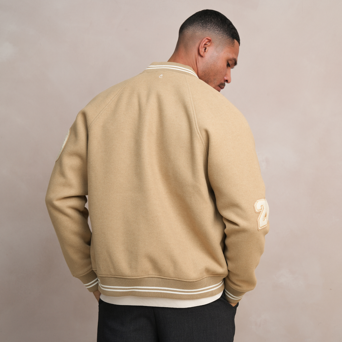 Varsity Jacket Camel