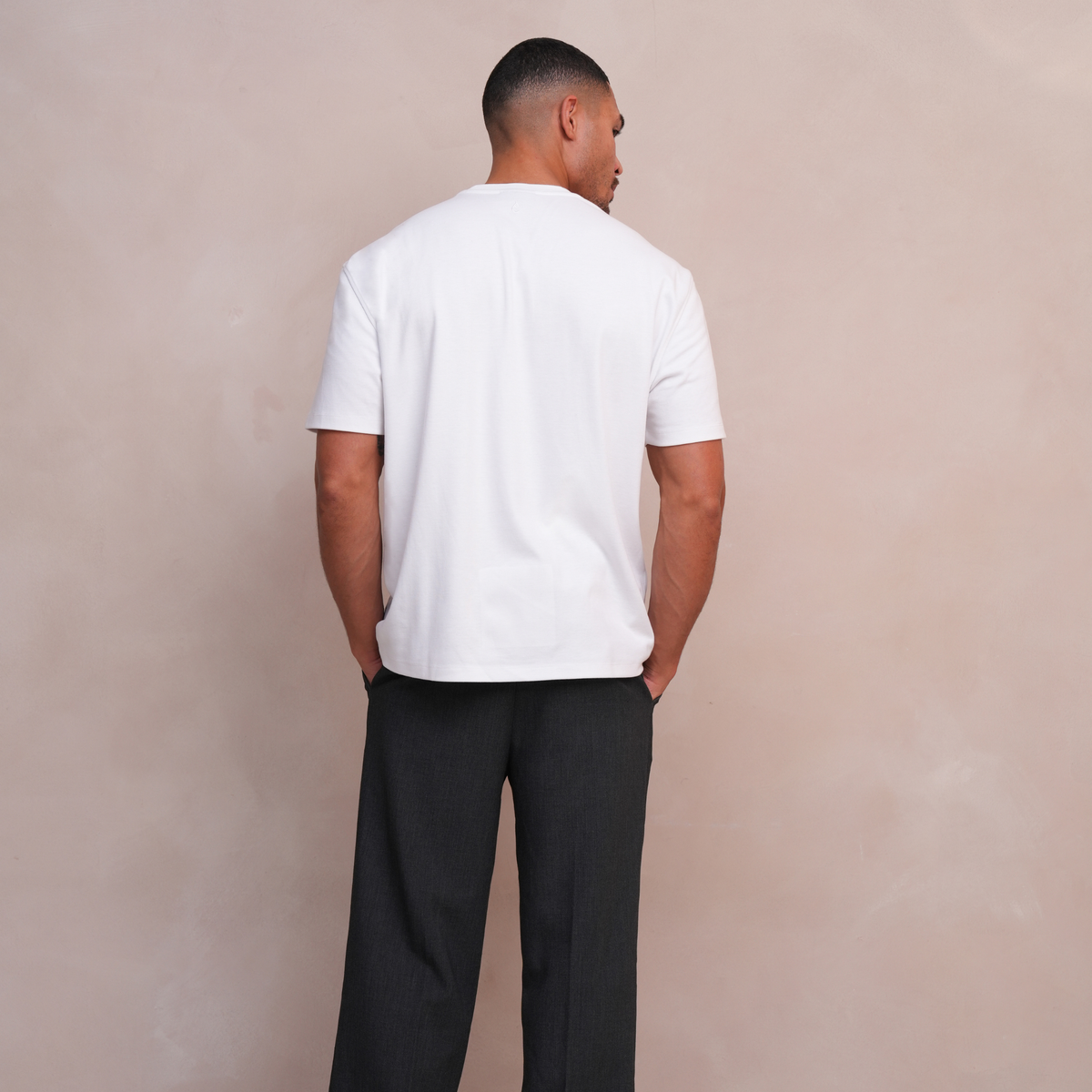 Heavy weight relaxed fit t-shirt white