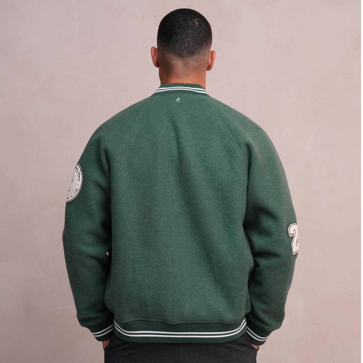 Varsity Jacket Dark Green