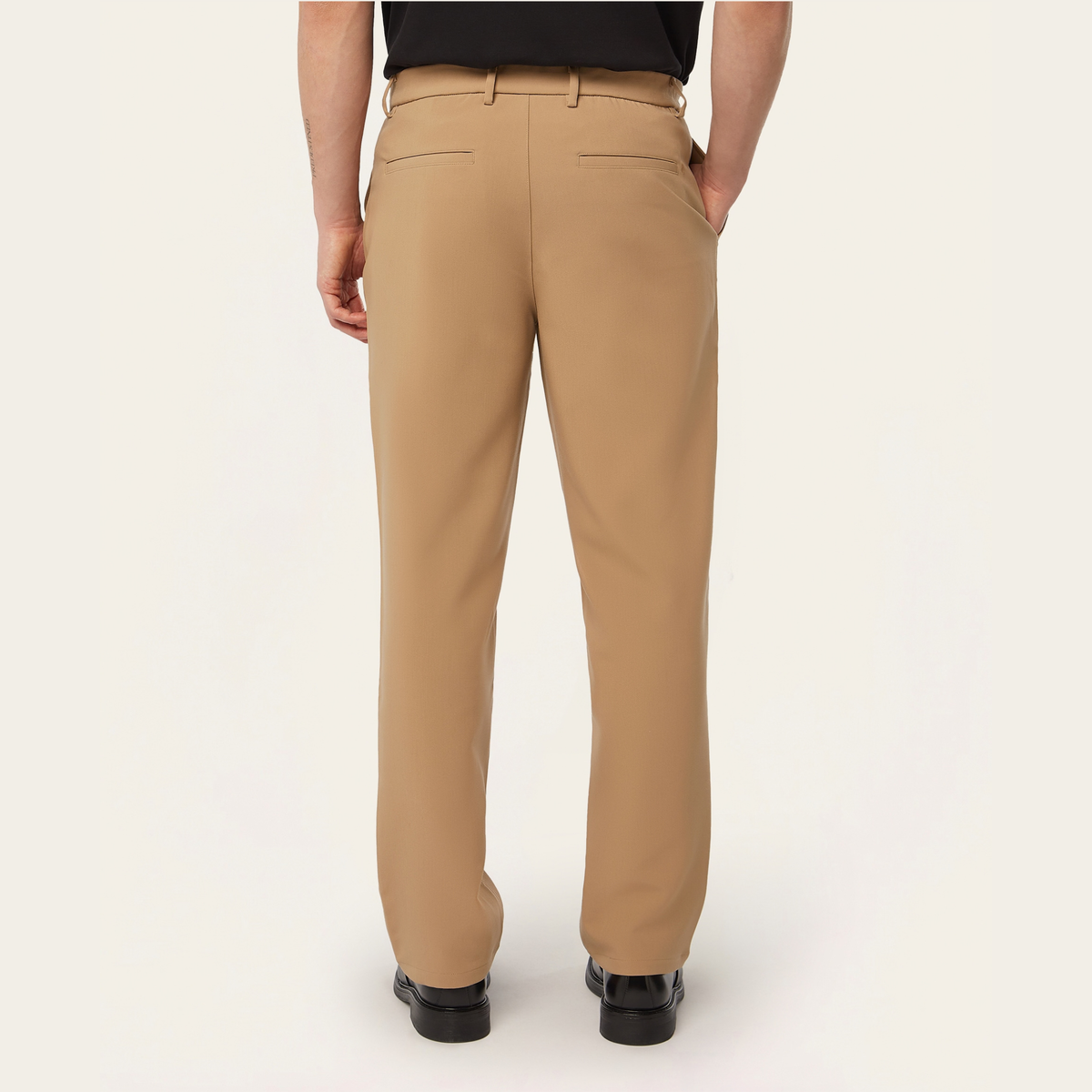 Straight Classic Pants Light Camel