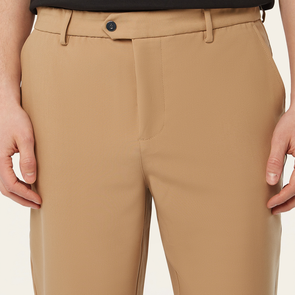 Straight Classic Pants Light Camel