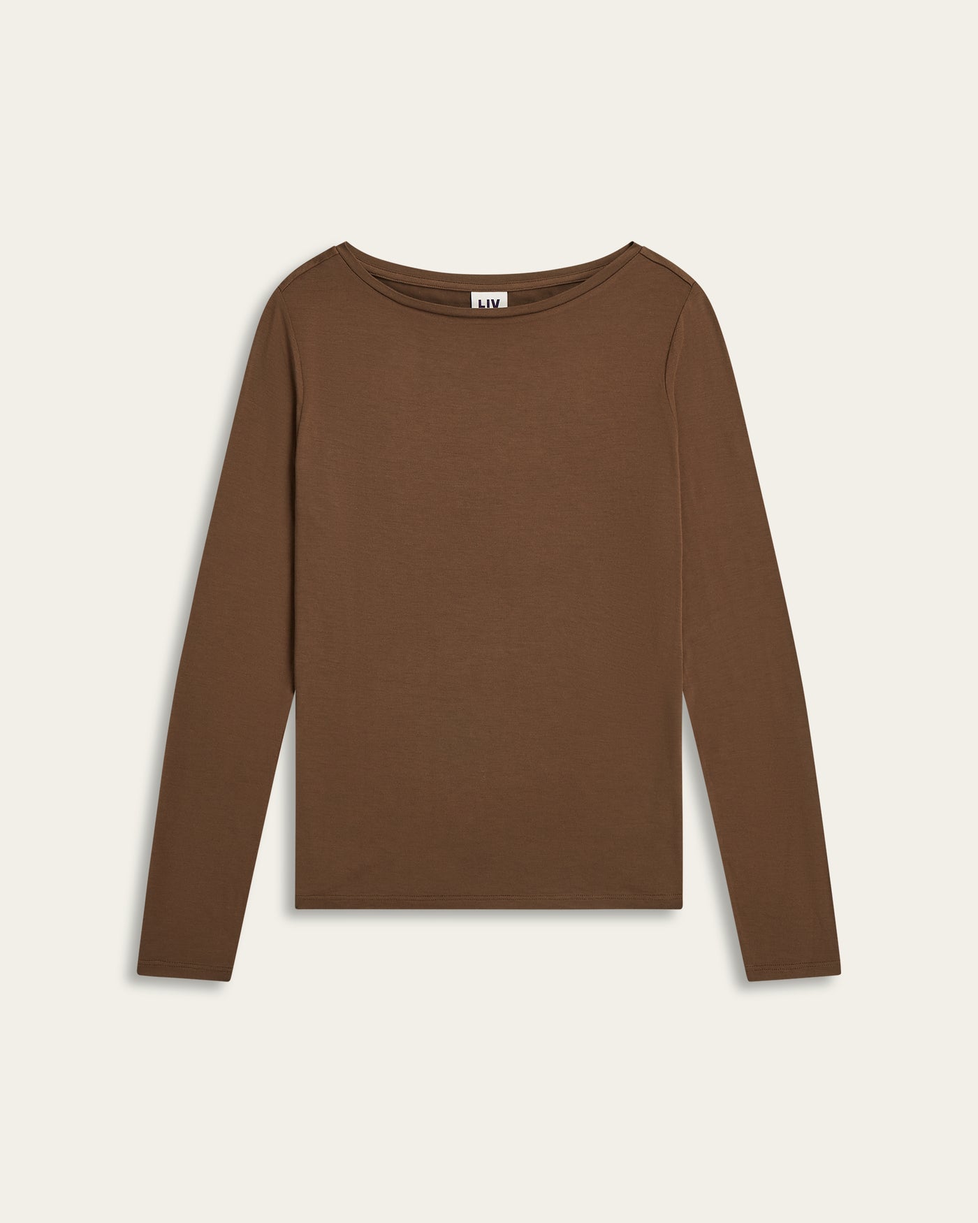Boatneck Knit - Dark Brown