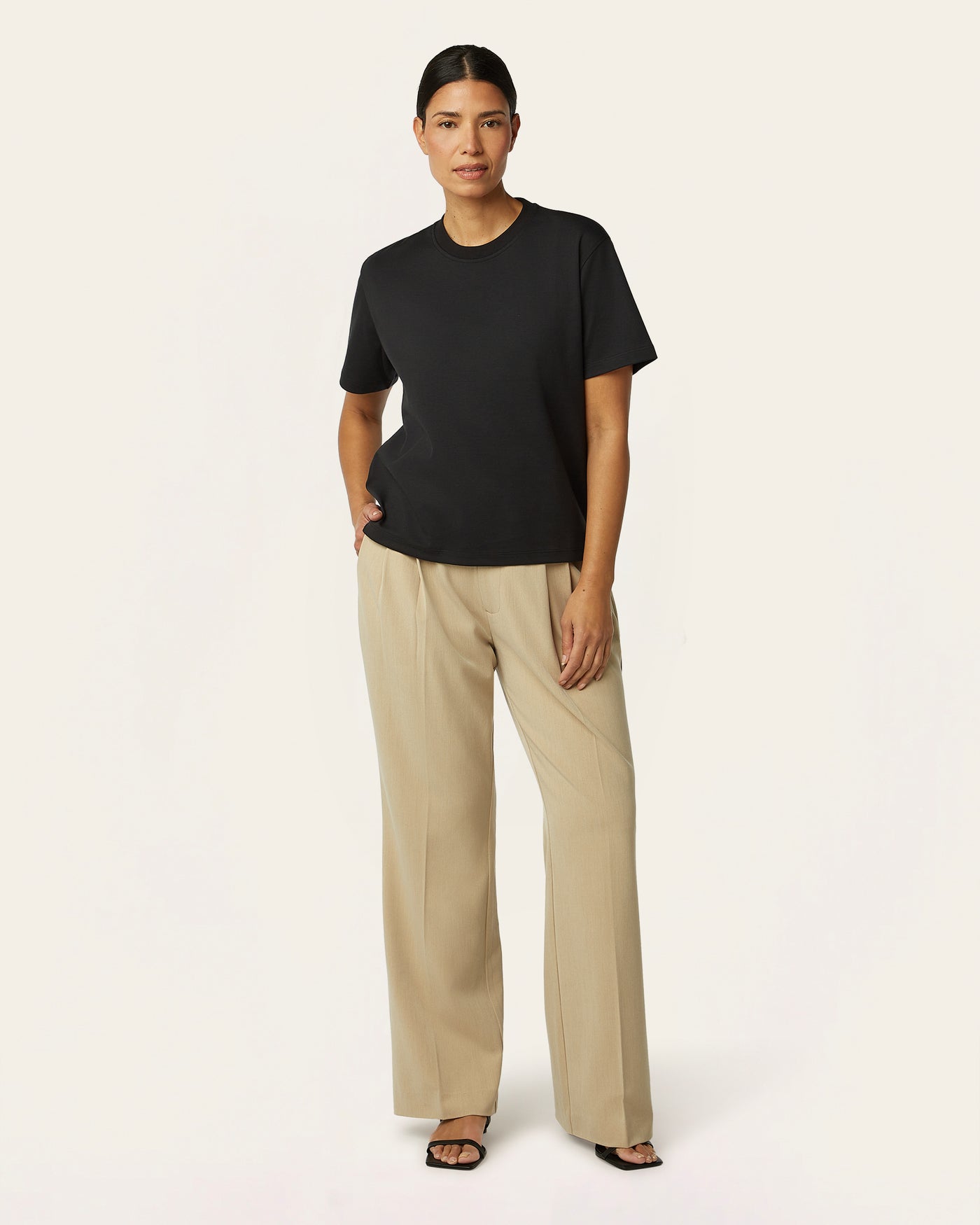 Boxy T-shirt - Black