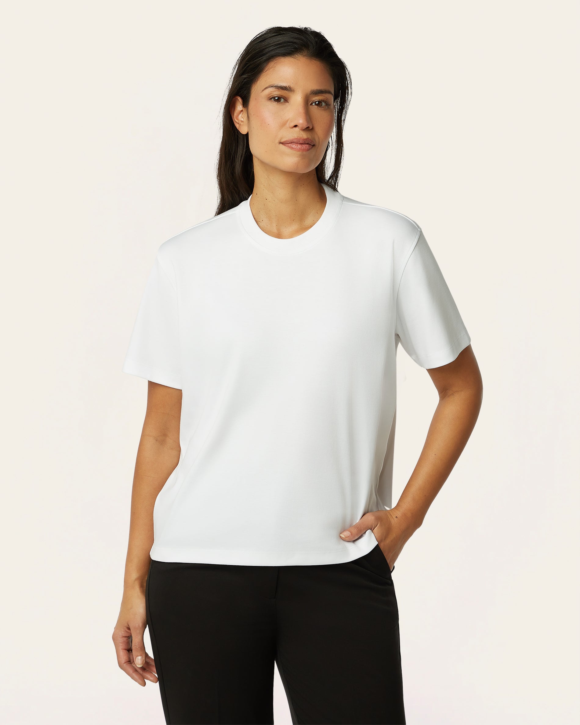Boxy T-shirt - White
