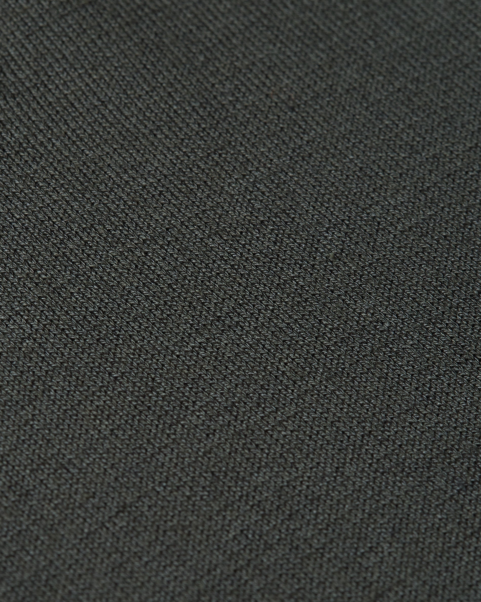Knitted Long-sleeve Polo Dark Grey