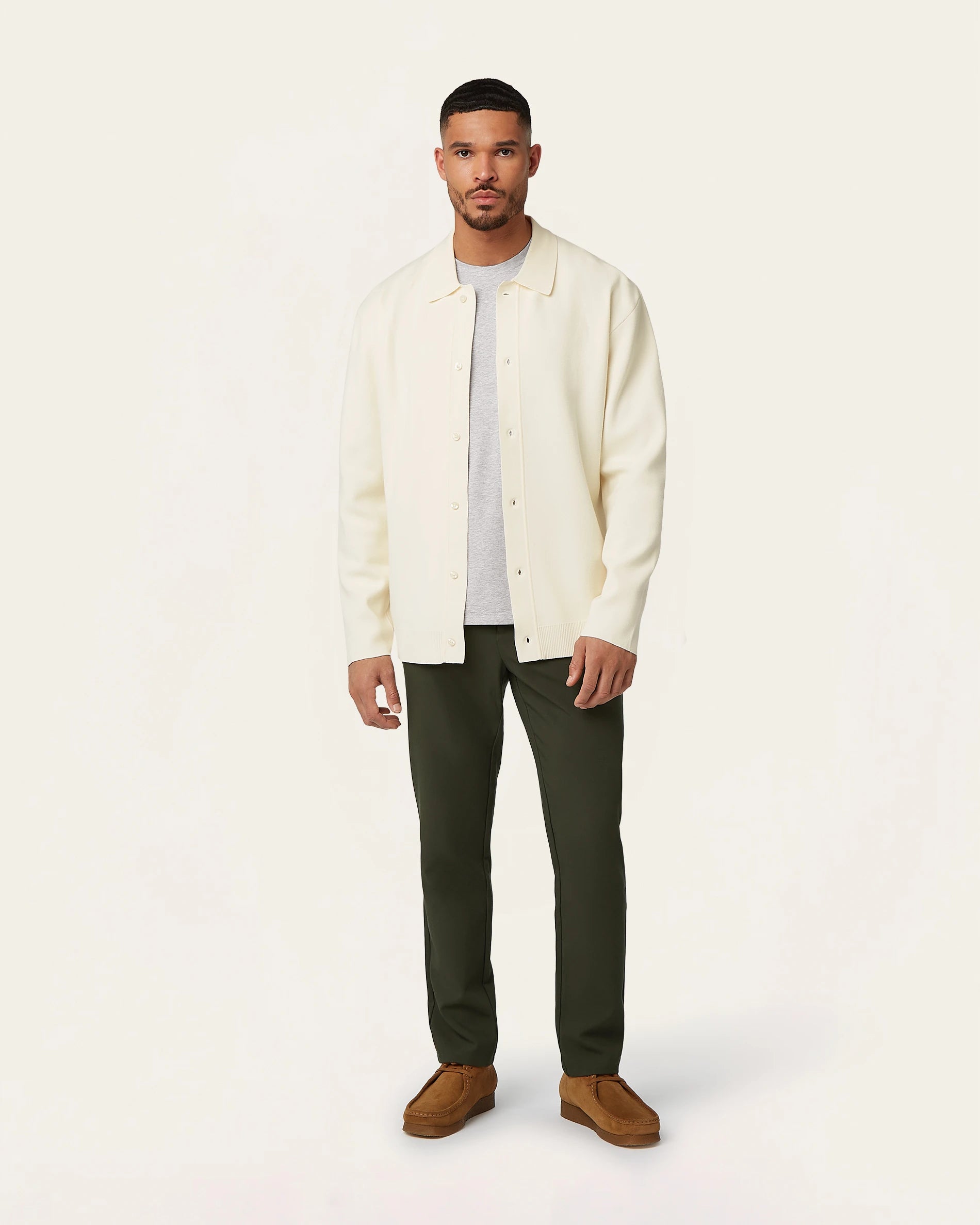 Jacquard Cardigan Off-white