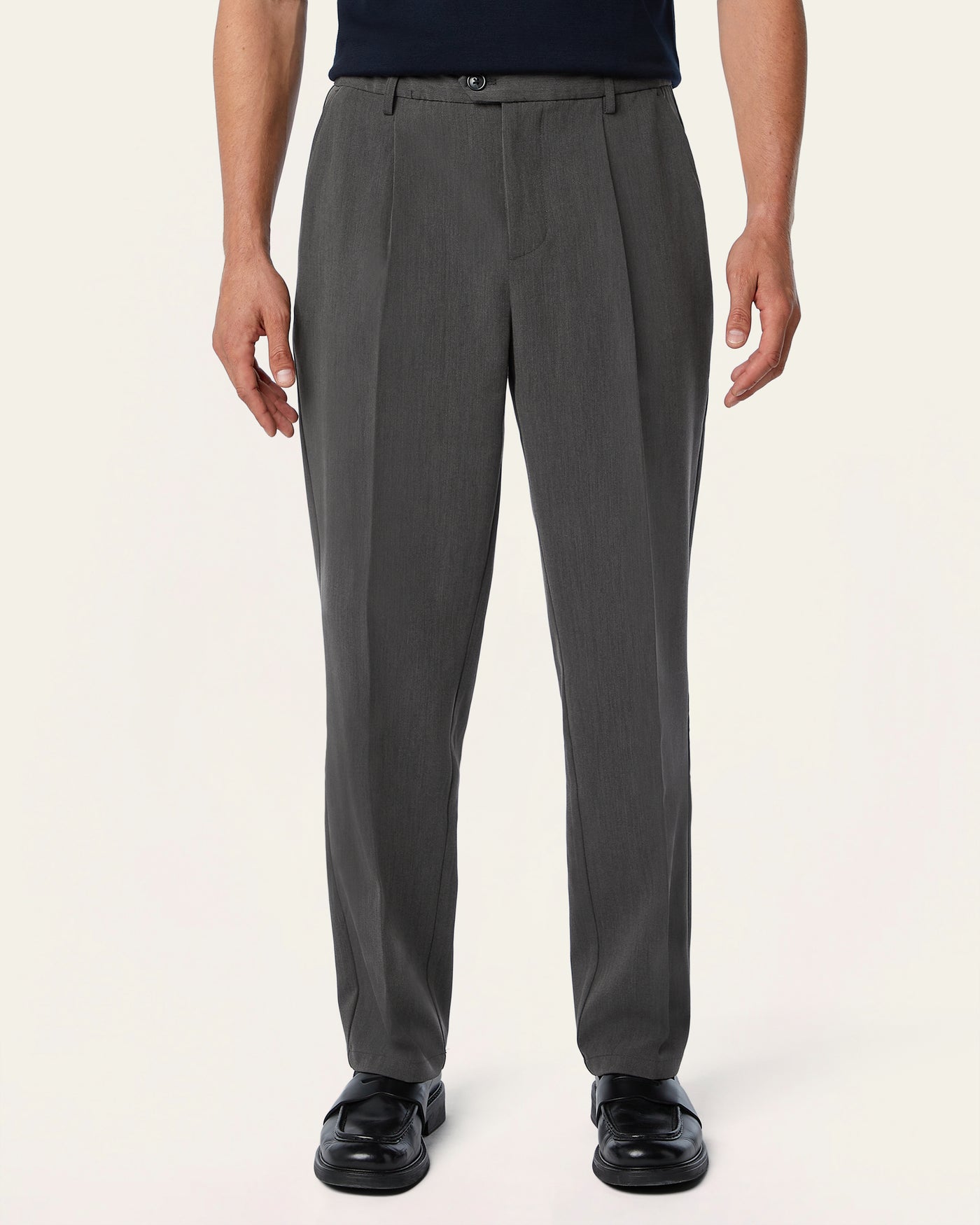 Straight Classic Pants Dark Grey