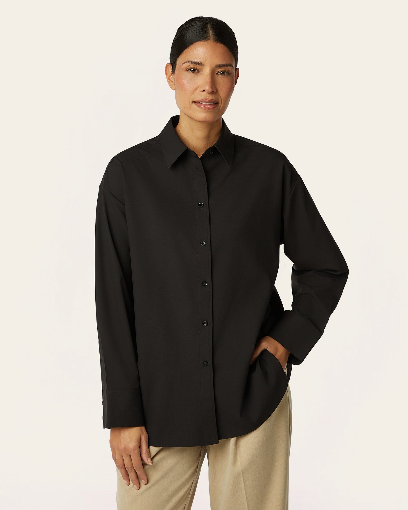 Relaxed Blouse - Black