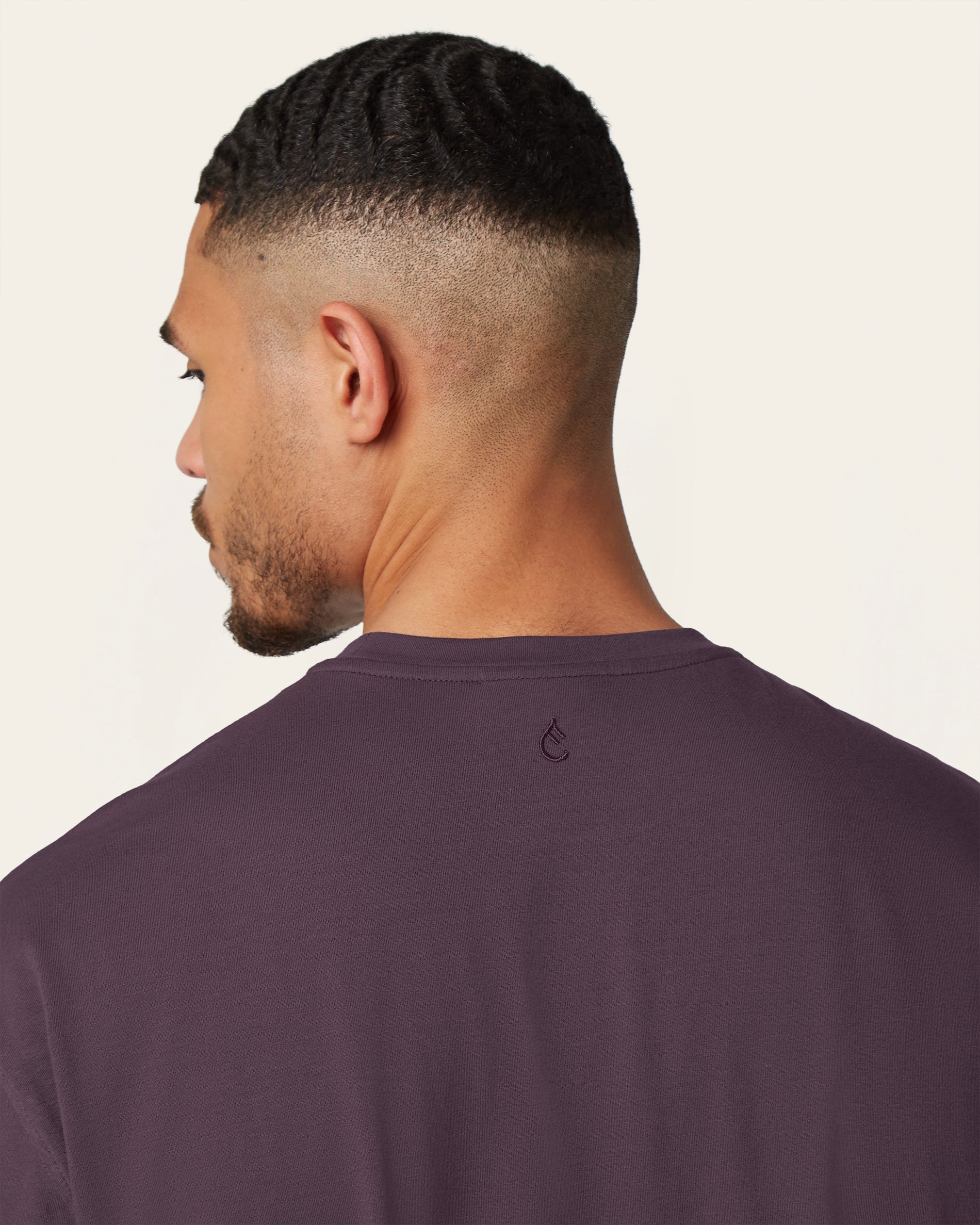 Relaxed T-shirt Dark Plum