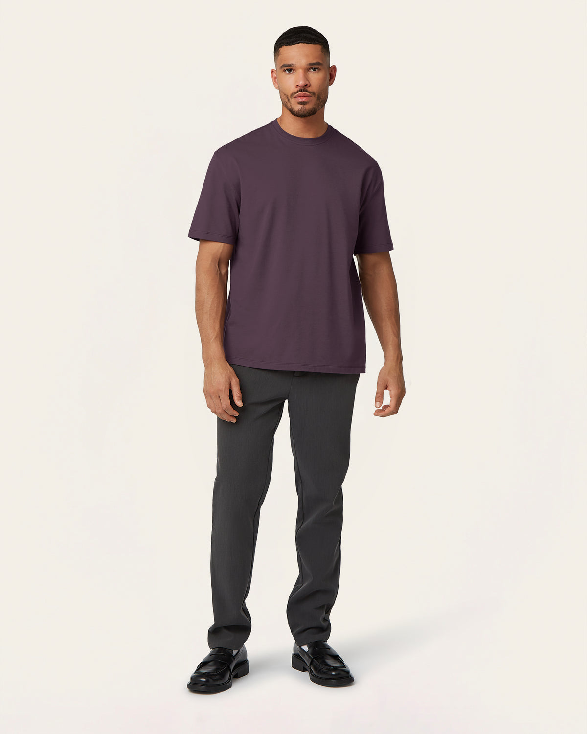Relaxed T-shirt Dark Plum