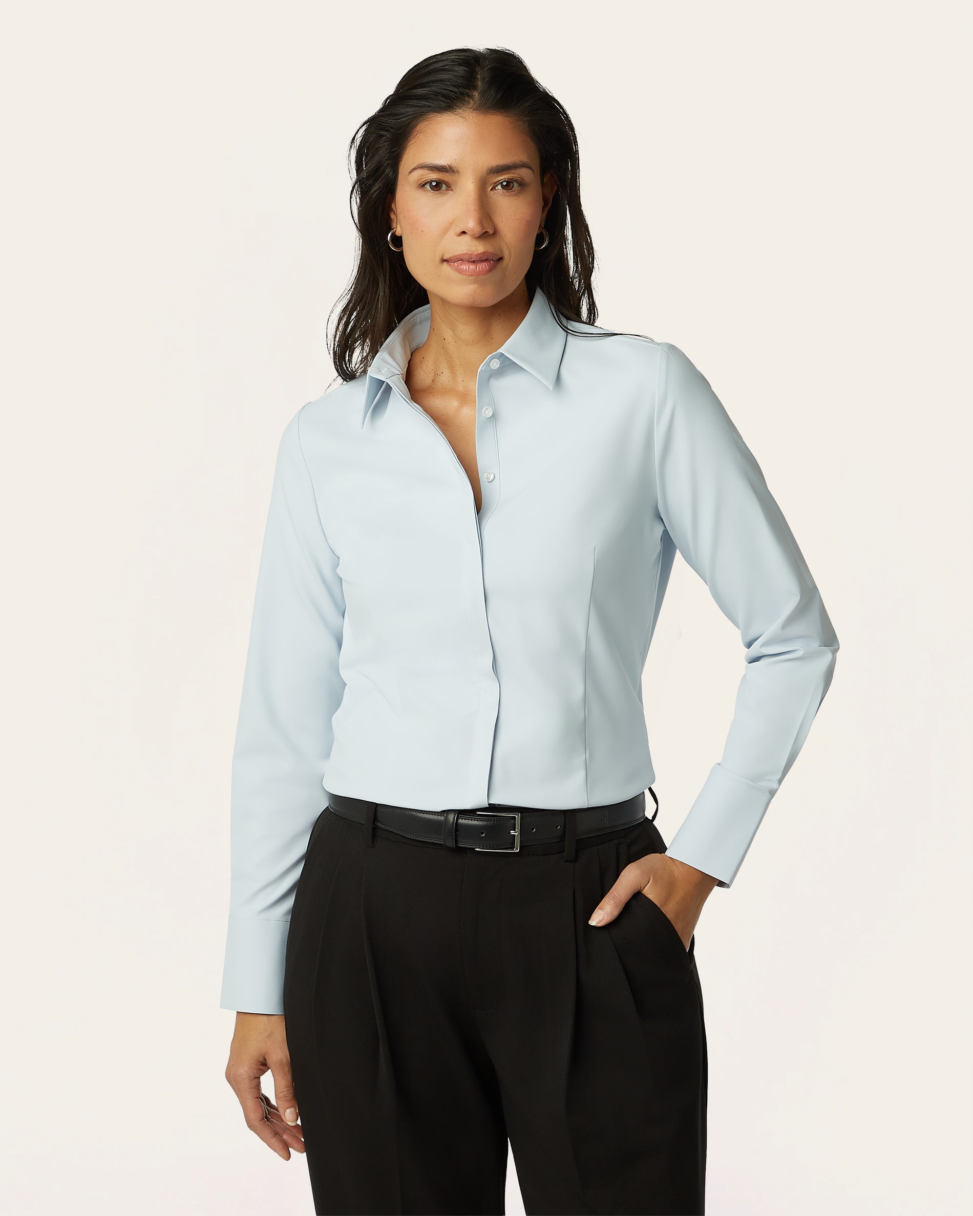 Slim fit Blouse - Light Blue