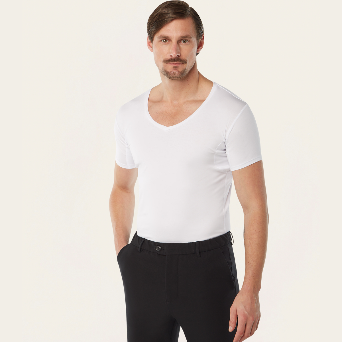Price history for V-neck Sweat-proof undershirt white
