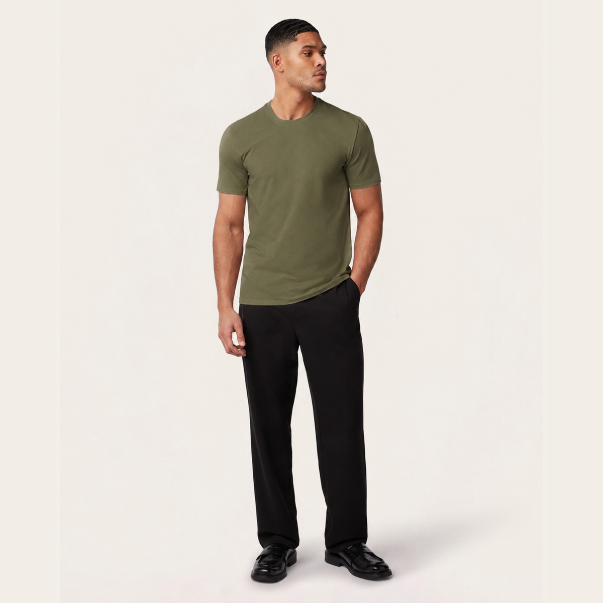 Forever T-shirt Dark Olive