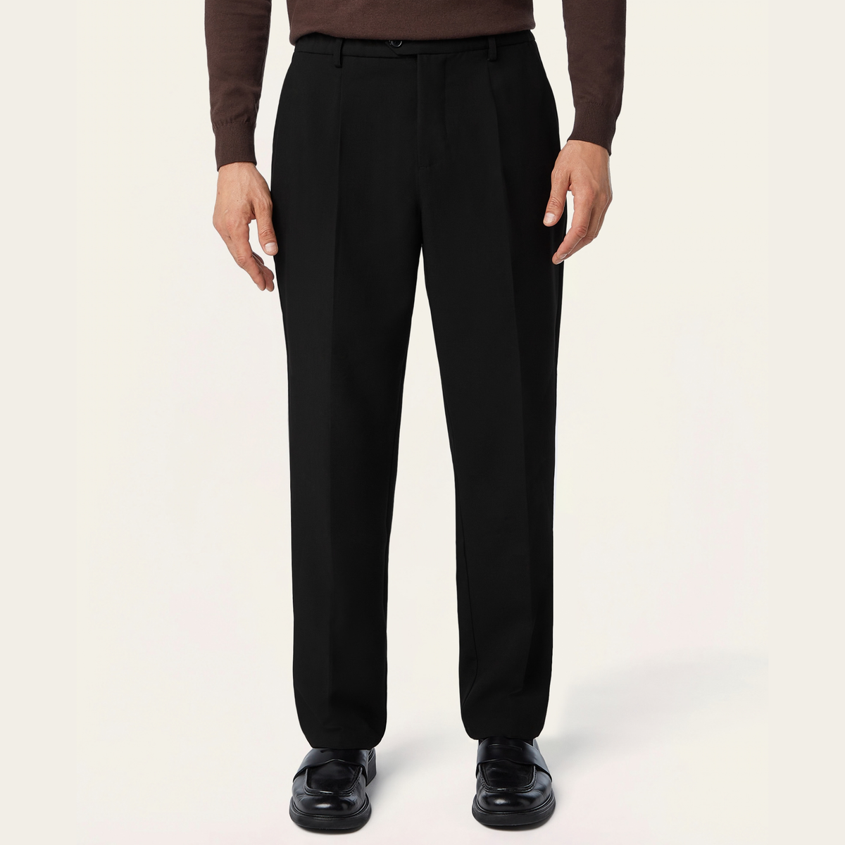 Straight Classic Pants Black