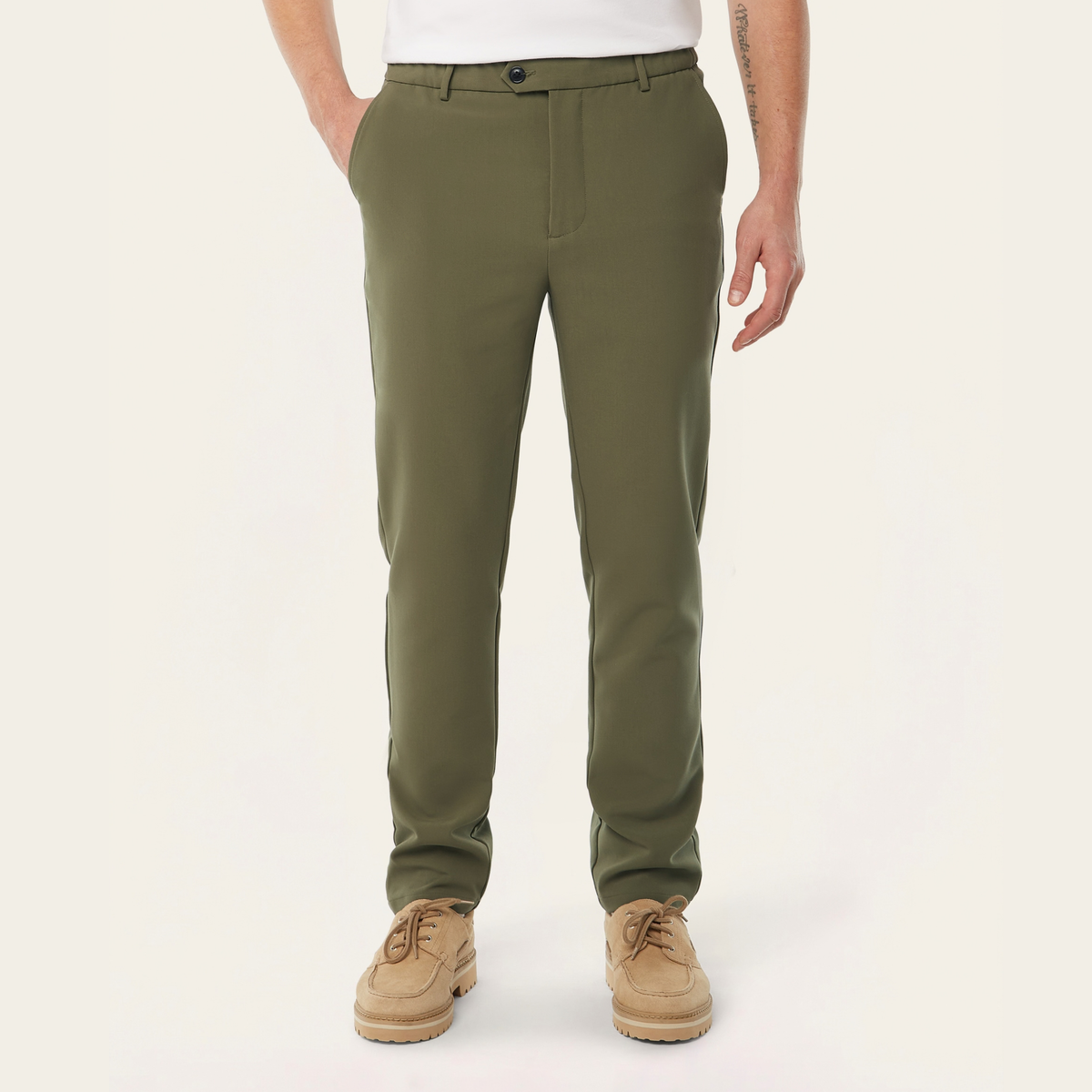 Regular Classic Pants Olive