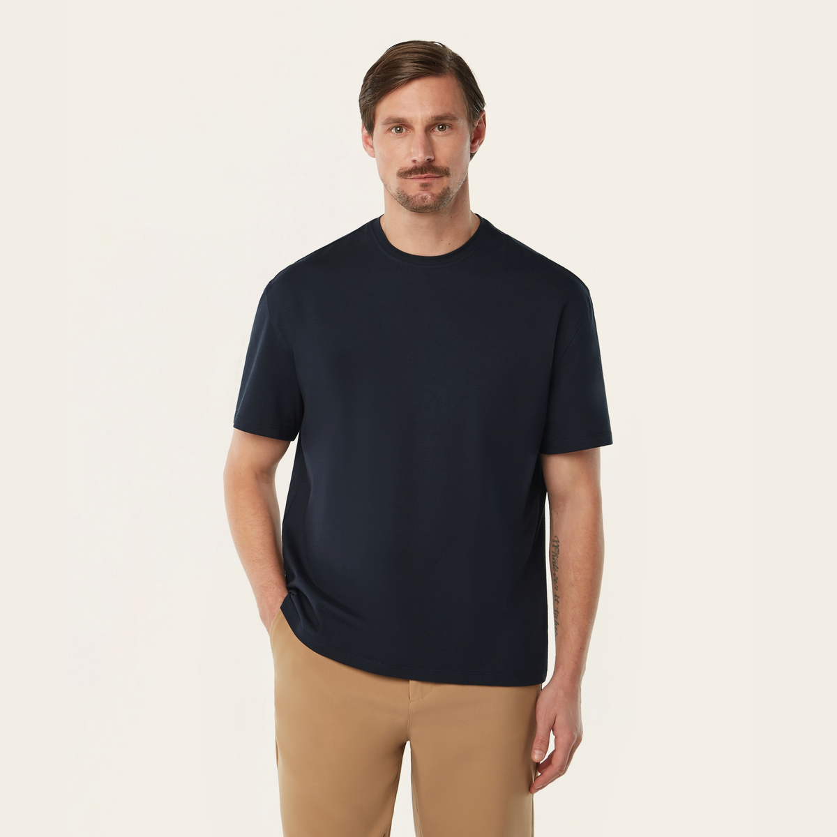Relaxed T-shirt navy