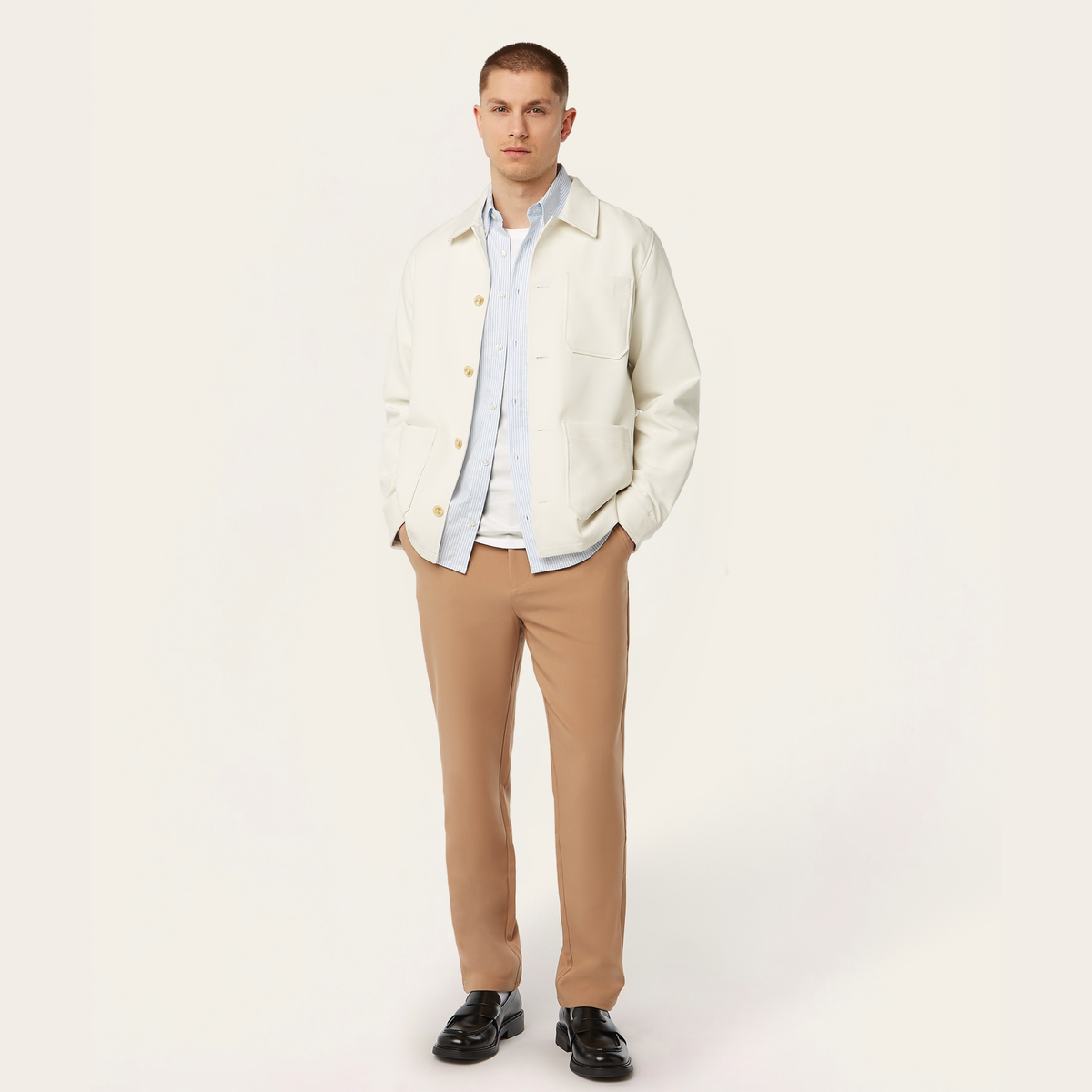 Regular Classic Pants Light Camel