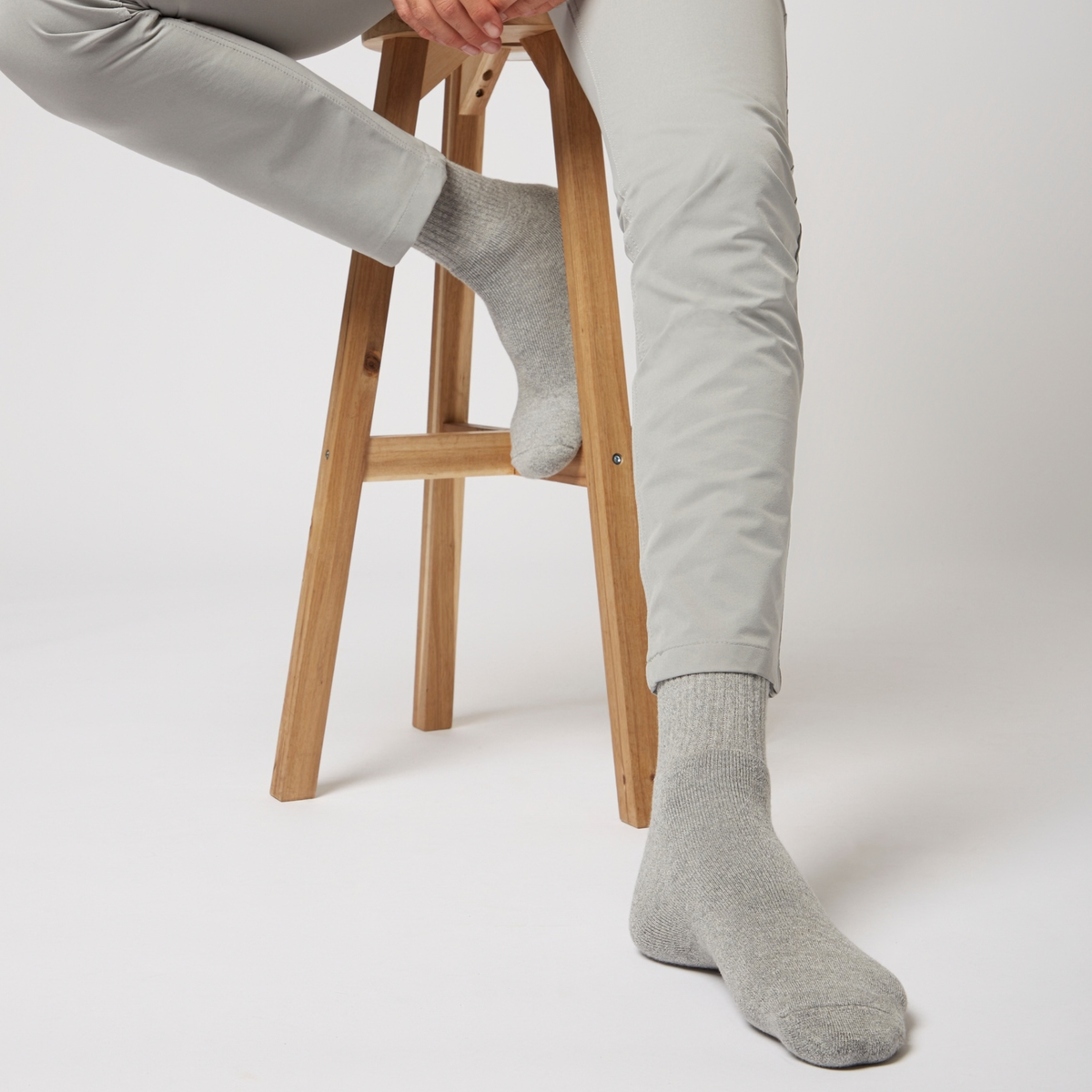 2-pack Odour-free Heatcore socks grey