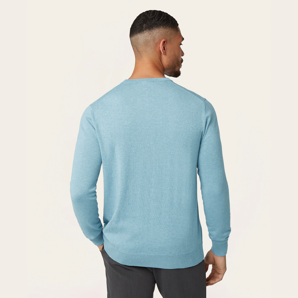 Seawool Crewneck Light Blue