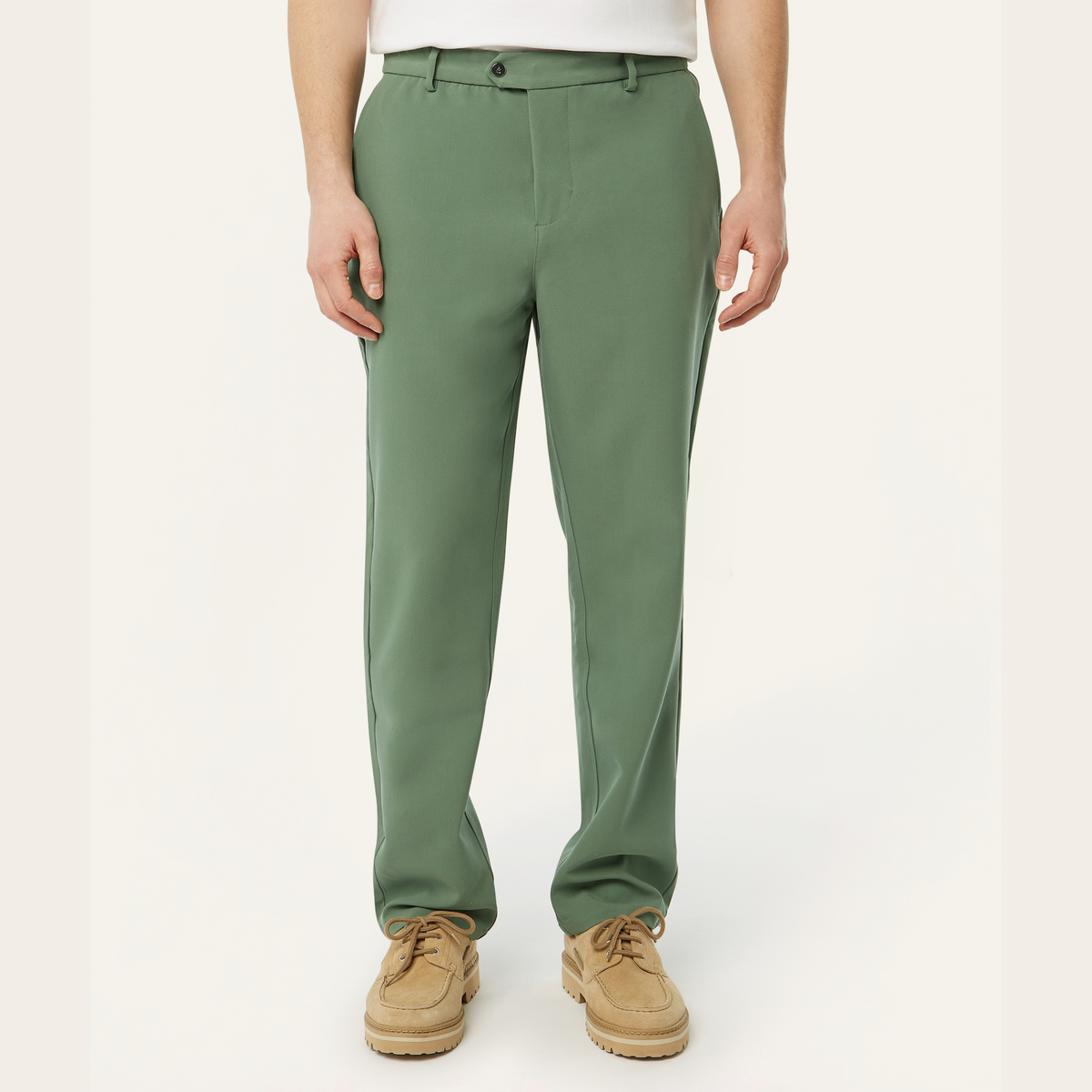 Straight Classic Pants Grass Green
