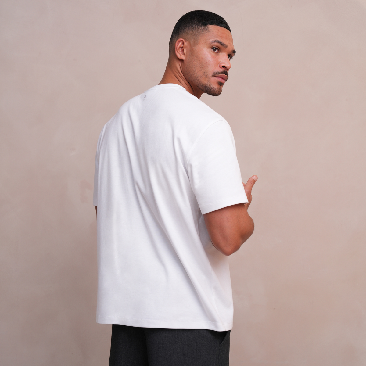Heavy weight relaxed fit t-shirt white