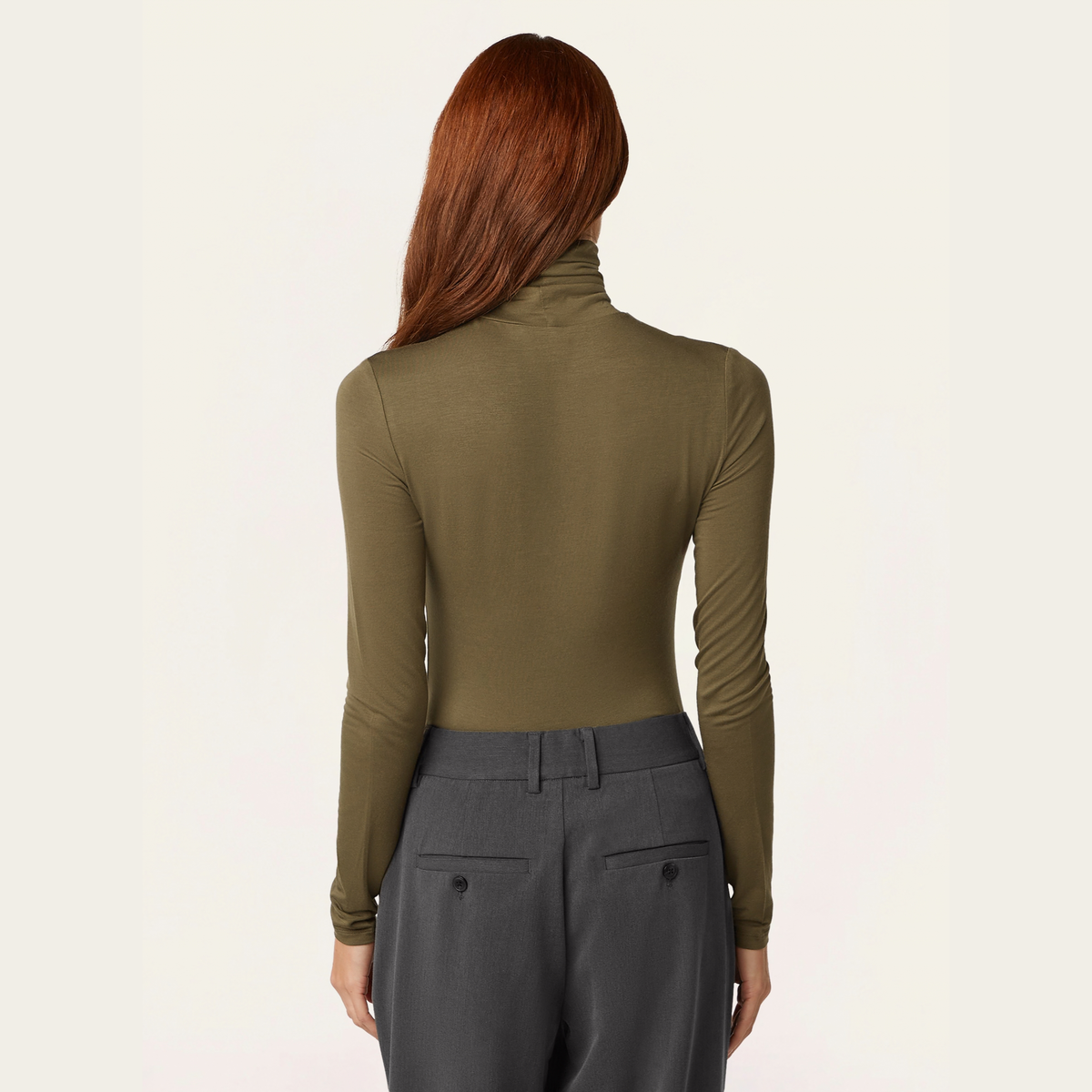 Turtleneck Knit - Dark Olive