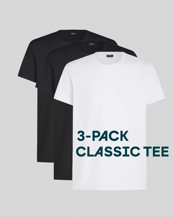 T-shirt 3-pack bundle | White & Black