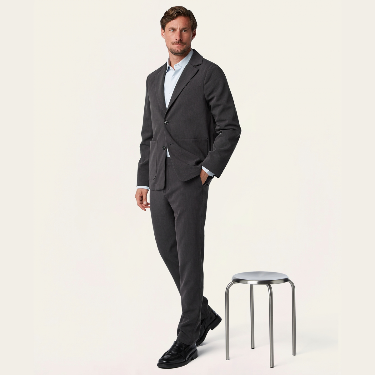 Travel Suit Grey