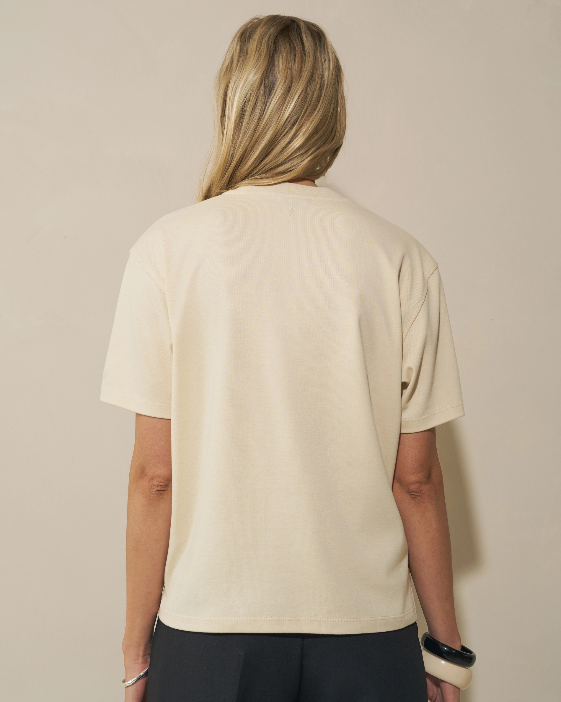 Boxy T-shirt - Beige
