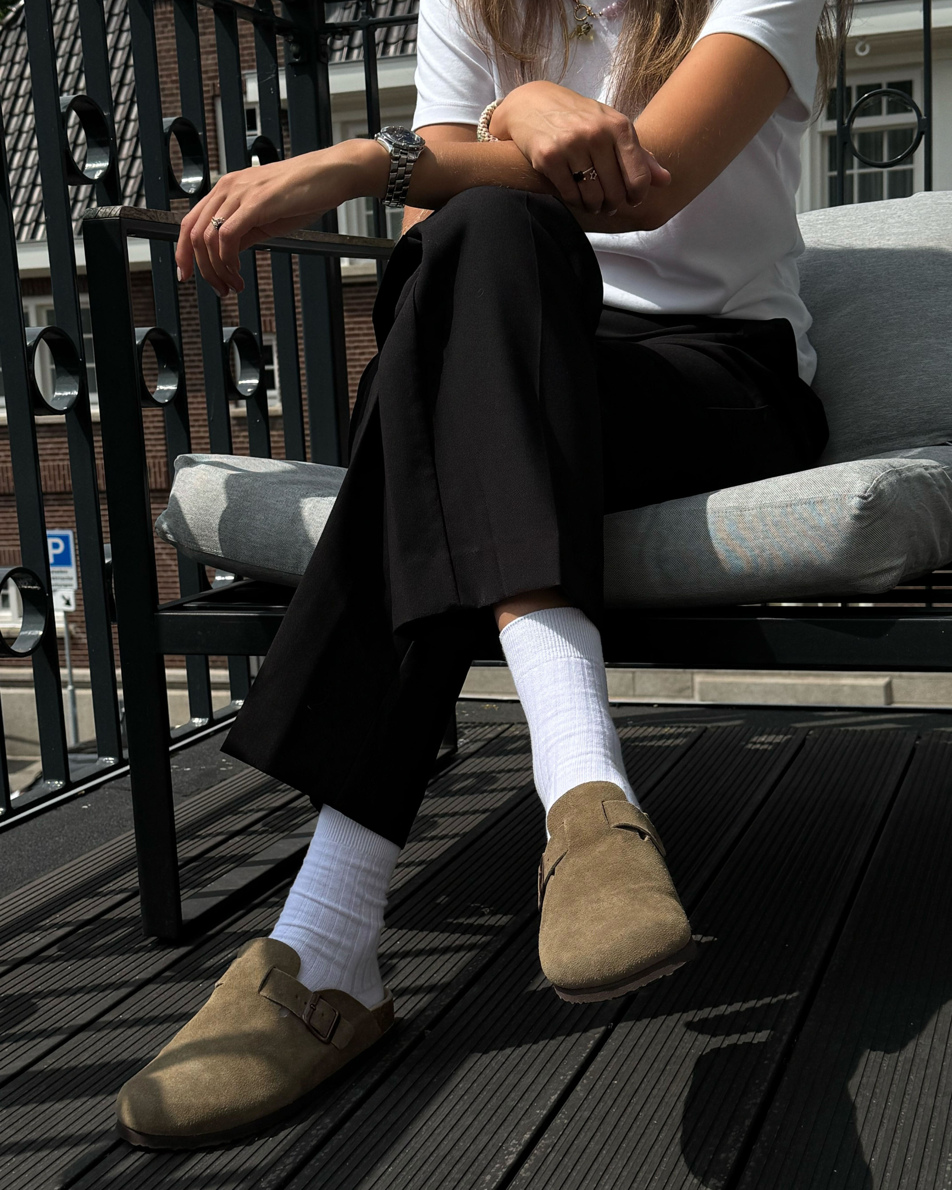 Anti-odour socks White