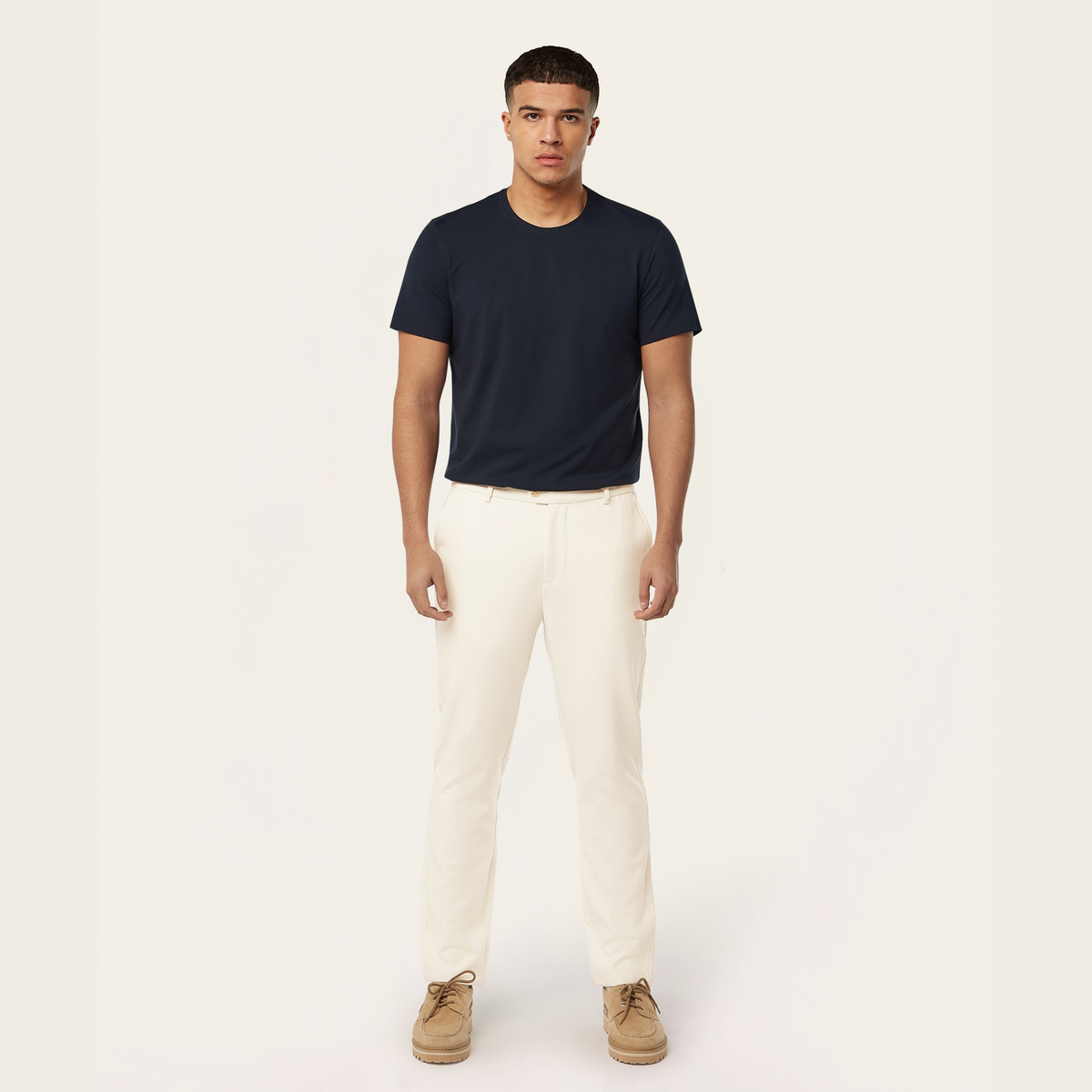 Regular Classic Pants Off White