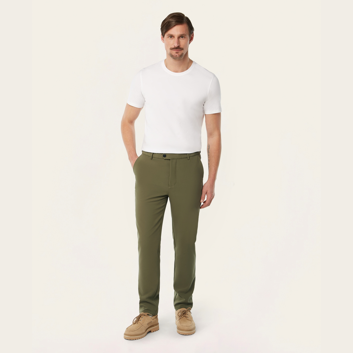 Regular Classic Pants Olive