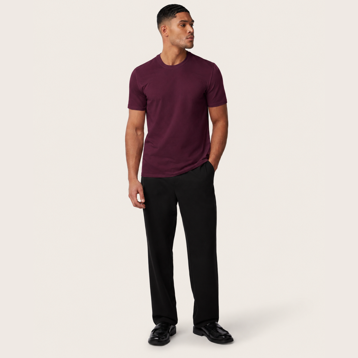 Forever T-shirt Dark Burgundy