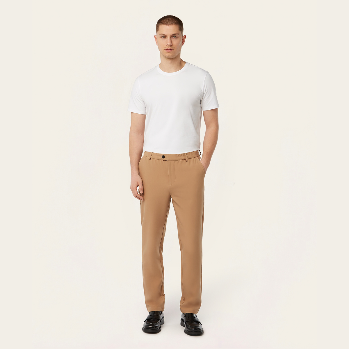 Regular Classic Pants Light Camel
