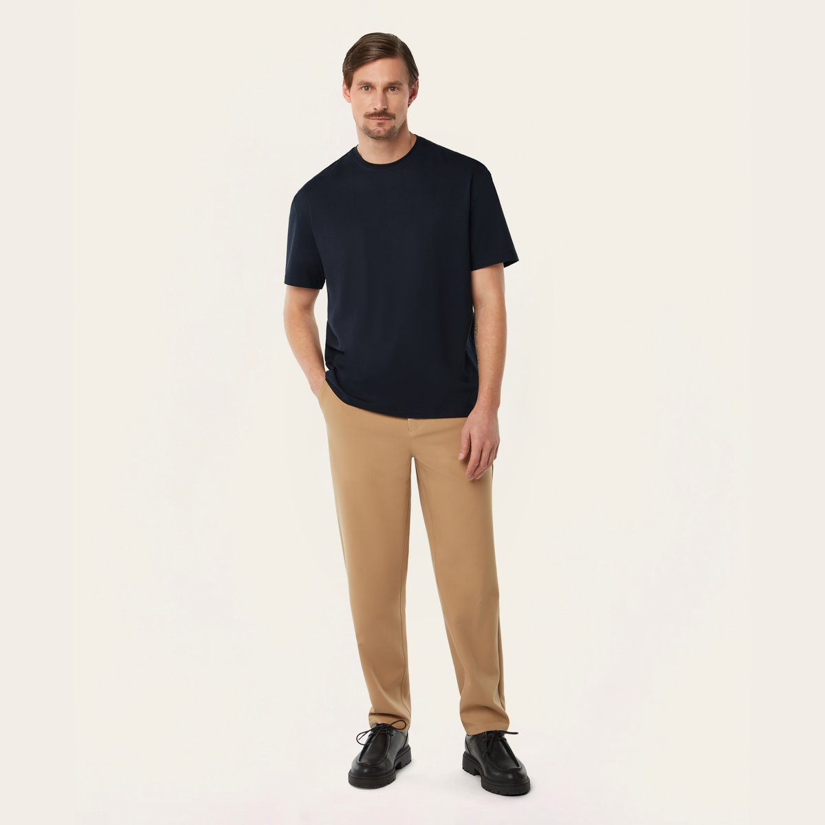 Relaxed T-shirt navy