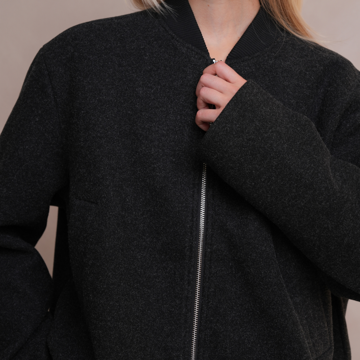 Bomber Jacket - Dark Grey