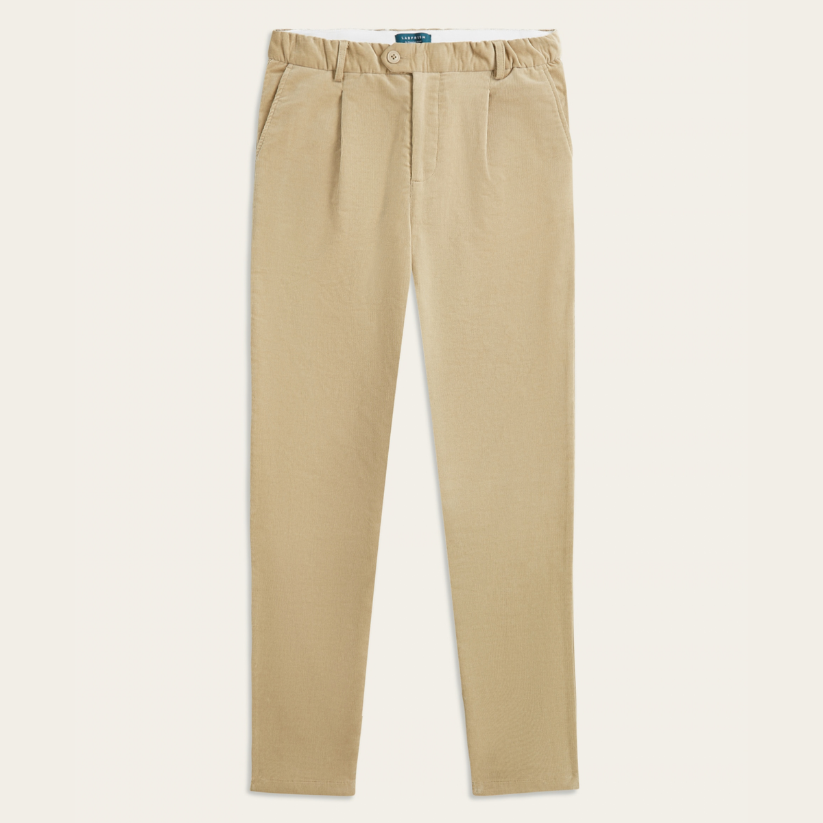 Straight Corduroy Pants Sand