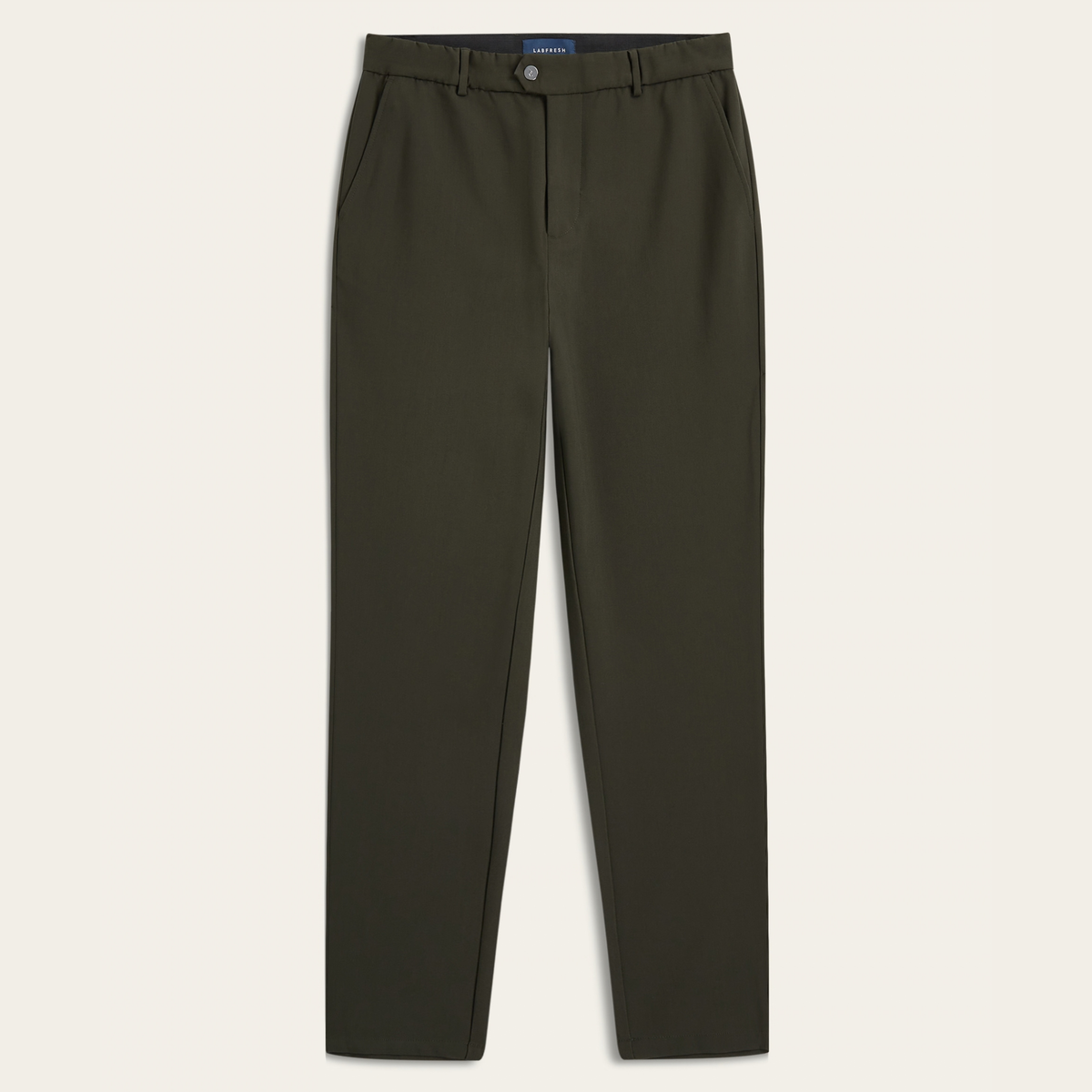 Straight pants Dark Green