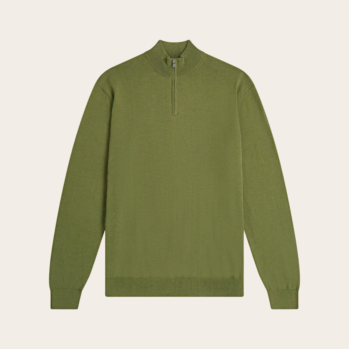 Seawool Half Zip Olive