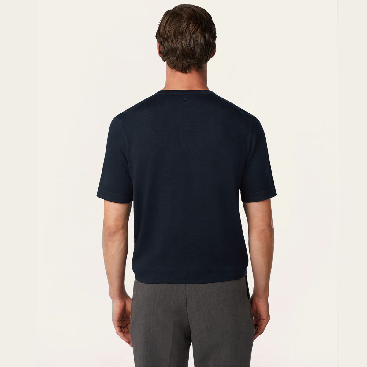 Knitted t-shirt Navy
