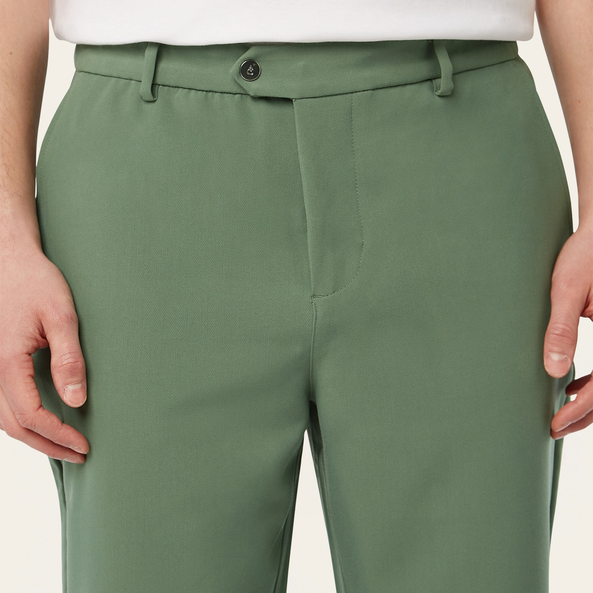Straight Classic Pants Grass Green