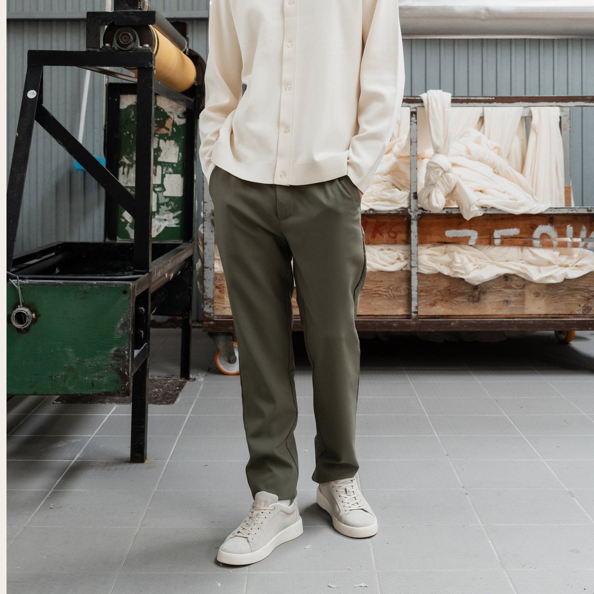 Regular Classic Pants Olive
