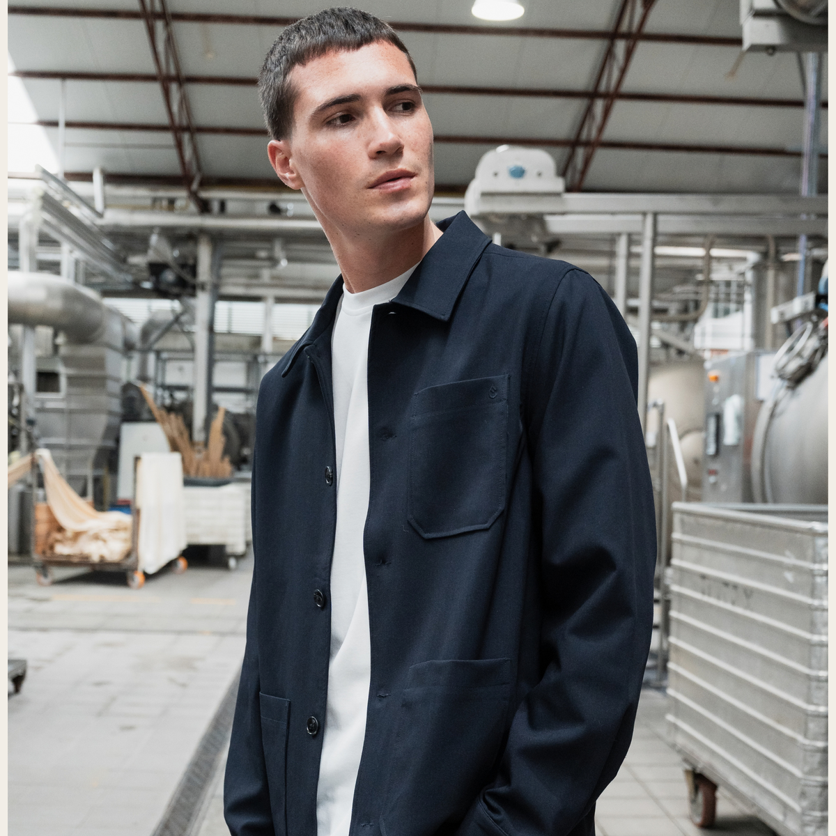 Shirt Jacket Navy