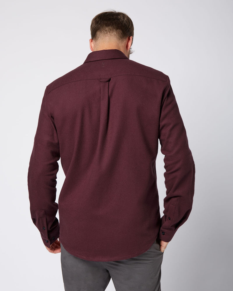 Flannel shirt Burgundy
